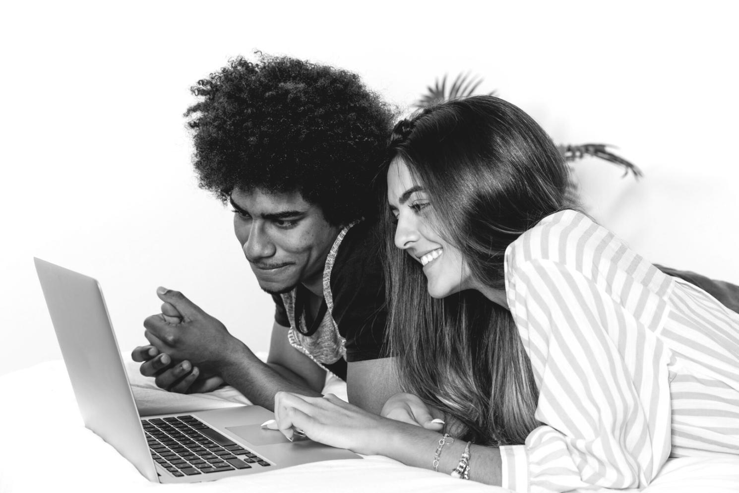 Interactive budgeting session showing students working together on financial planning